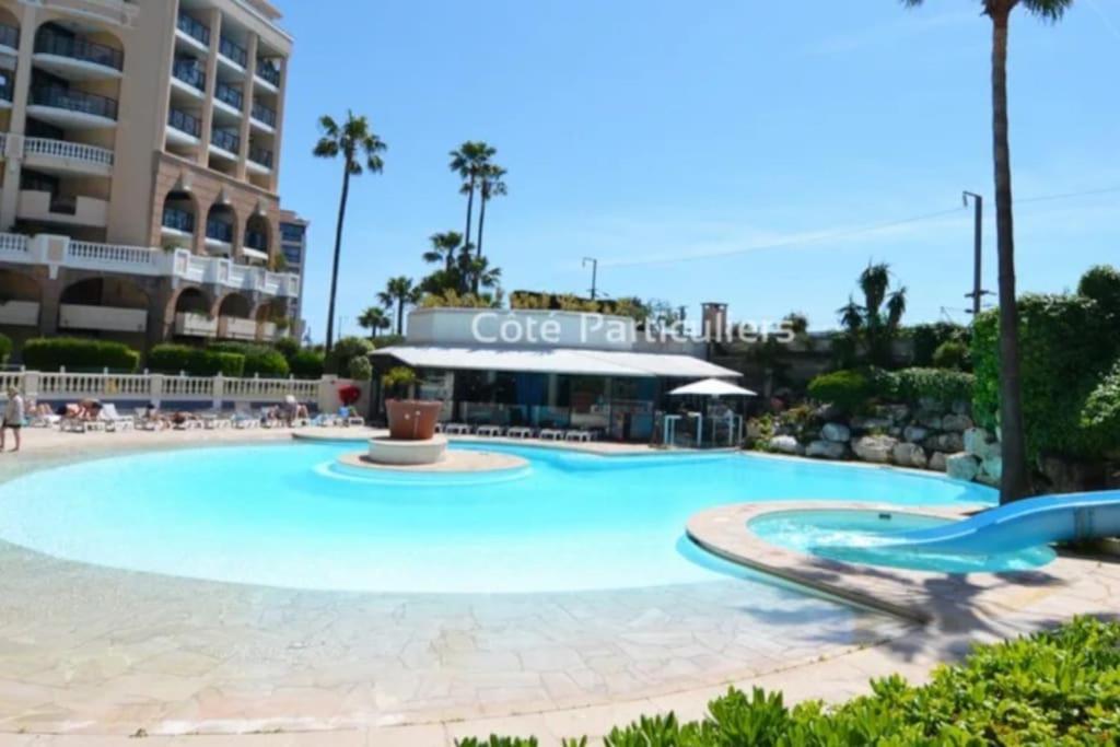 Appartement rdc en résidence avec piscine Cannes Exterior foto